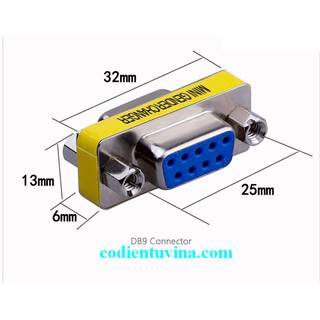 Đầu nối 2 tín hiệu DB9/RS232
