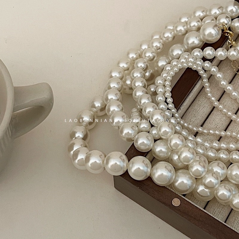 Vòng cổ Ngọc Trai Phong Cách Hàn Quốc Thời Trang Cao Cấp