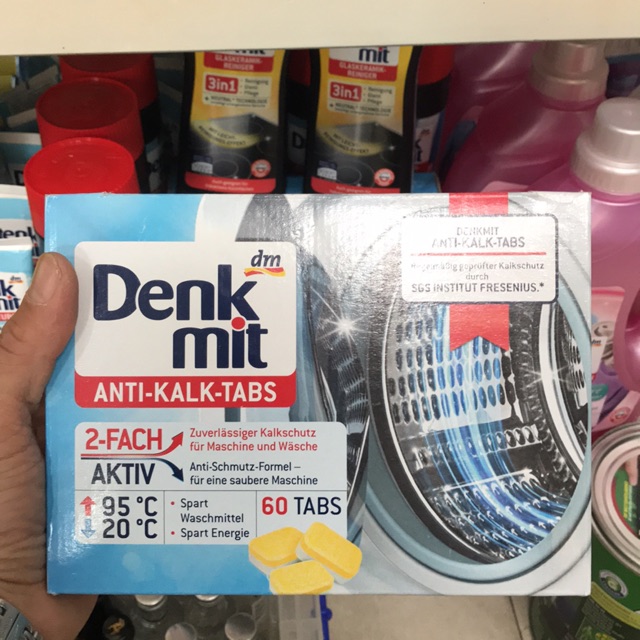 Vệ sinh lồng giặt Denkmit(hộp 60 viên)