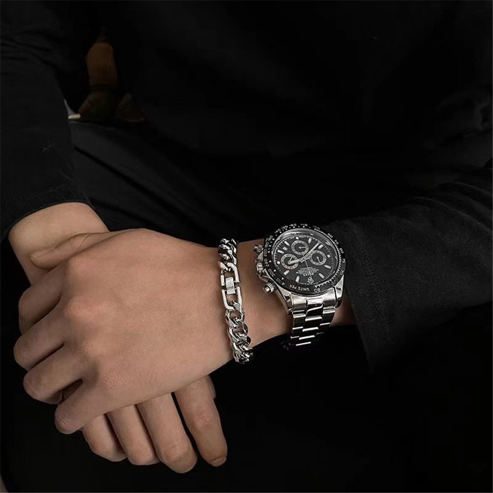 Vòng Tay Inox Sáu Mặt Cá Tính Cho Nam Và Nữ