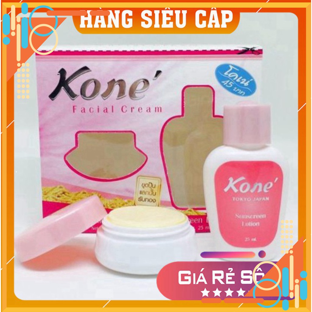 Kem giảm nám 💕FREESHIP💕 Kem hỗ trợ giảm nám, giảm mụn trắng da Kone Thái Lan