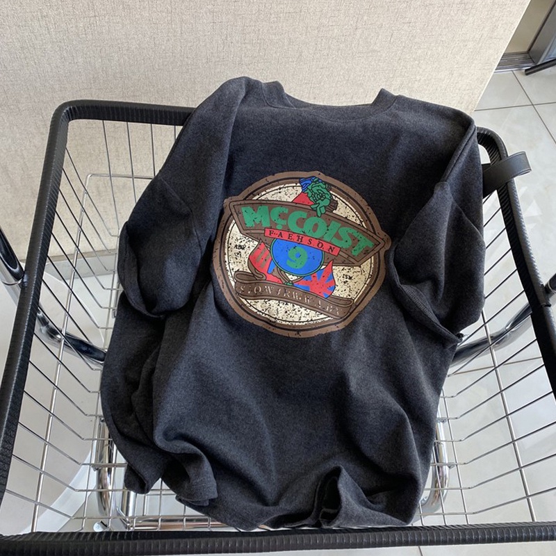 NRVP Áo thun tay ngắn cổ tròn bằng vải cotton 100% phong cách Hàn Quốc thời trang mùa hè dành cho nữ