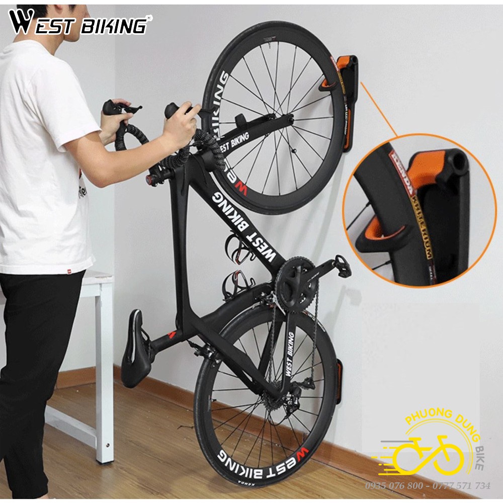 Giá móc treo bánh xe đạp lên tường WEST BIKING