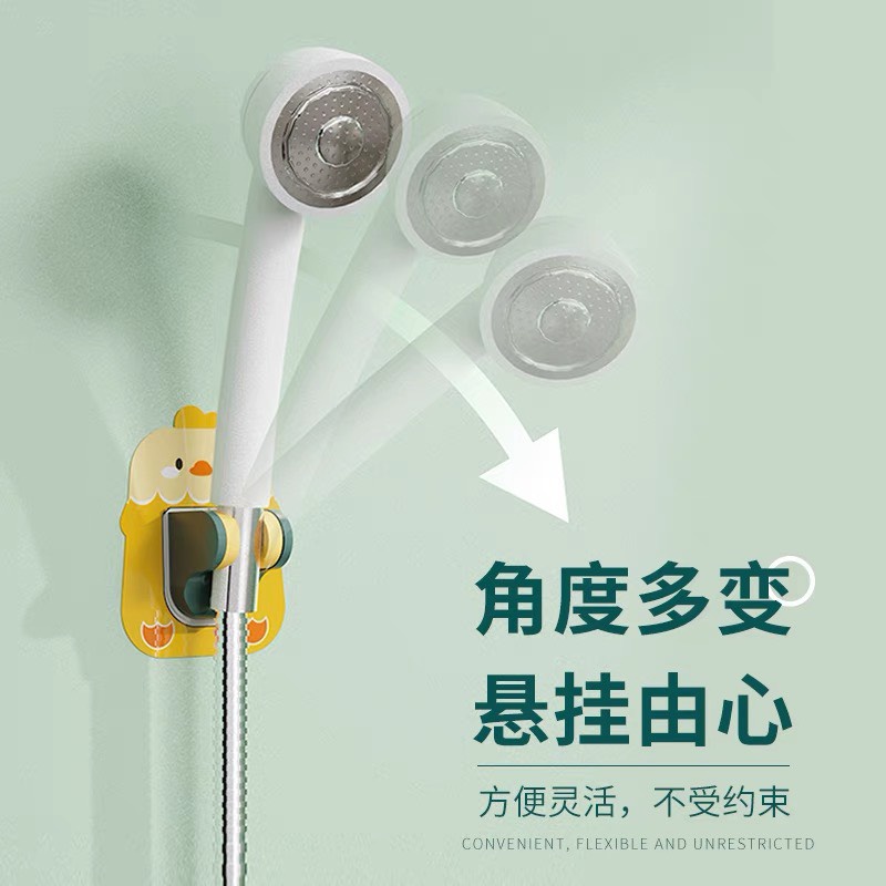Siêu Phẩm MớiGiá Treo Vòi Hoa Sen K6, Đế Kẹp Vòi Sen Vòi Xịt Toilet Dán Tường Bằng Nhựa Họa Tiết Hoạt Hình 88319