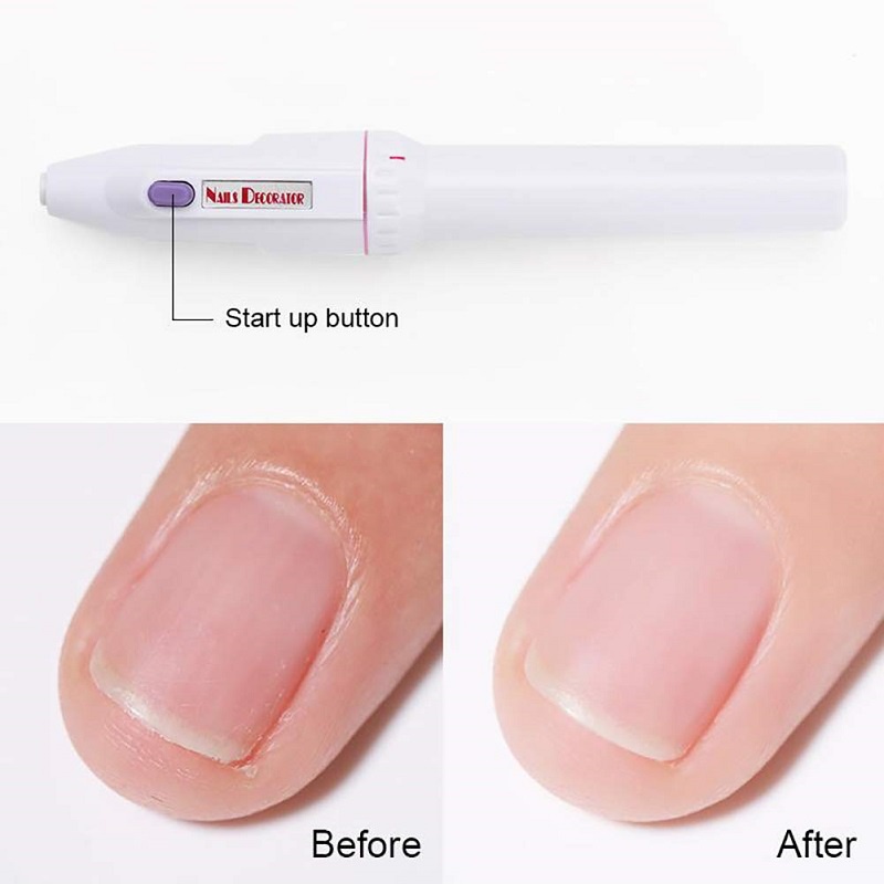 Máy mài móng dùng pin cầm tay mini tặng kèm 5 đầu mài chuyên dụng