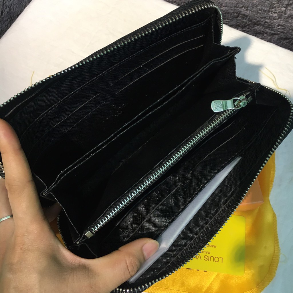 Ví da nữ dài đựng tiền cầm tay nhiều ngăn cao cấp <Hàng full box>