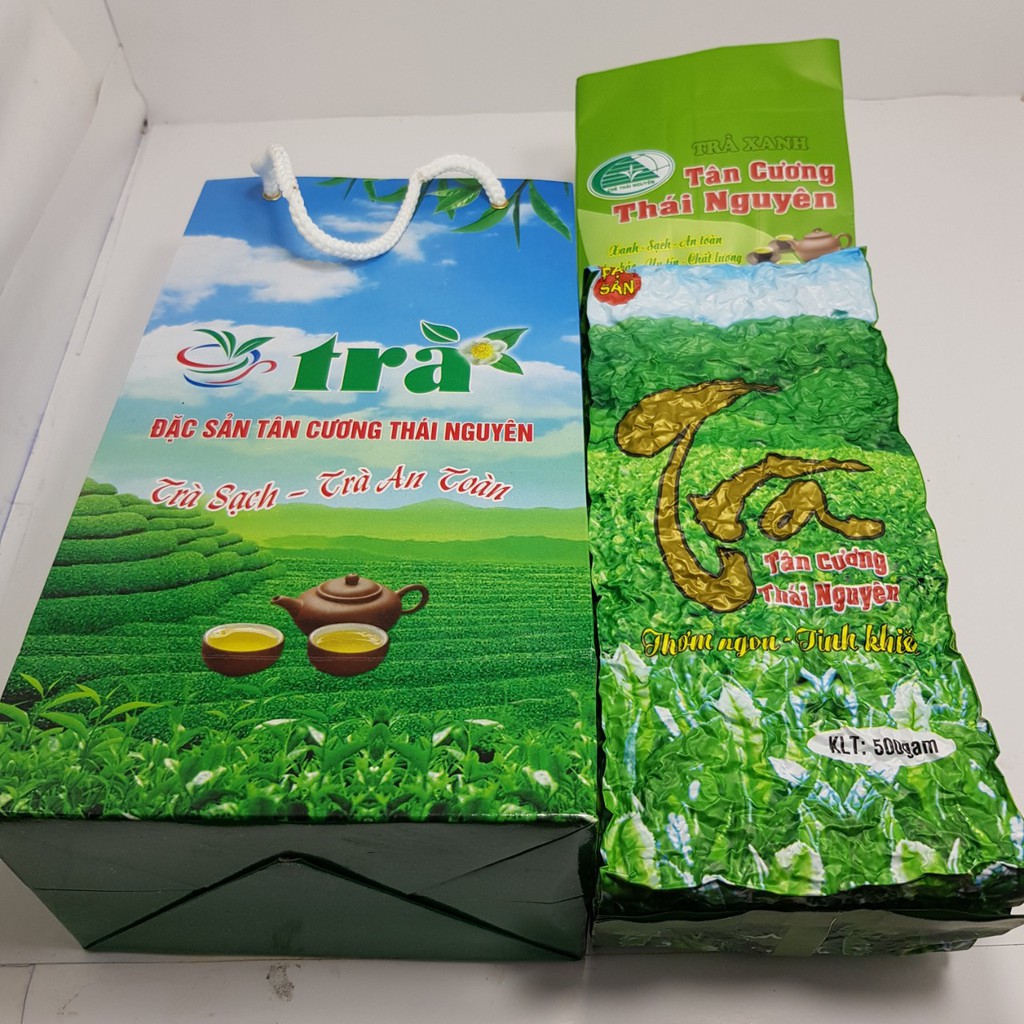 Trà Tân Cương đặc sản Thái Nguyên tôm búp loại 1 đóng gói 500g