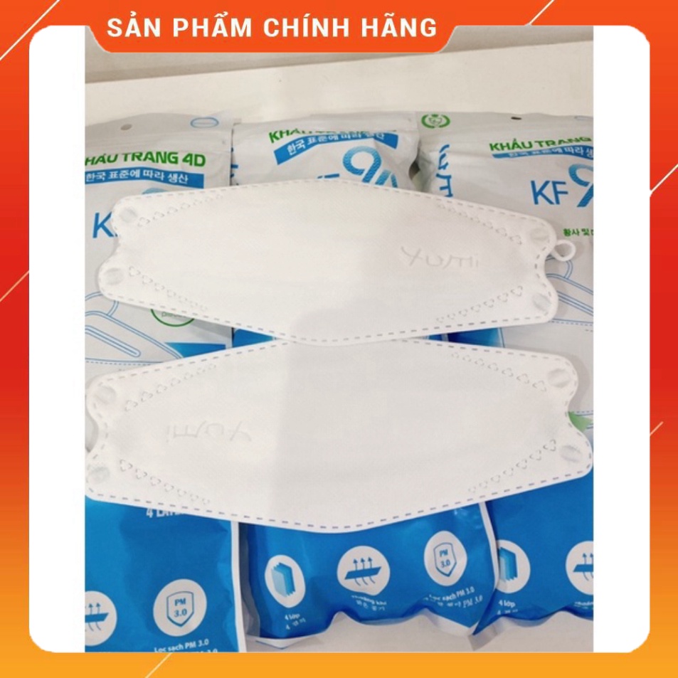 KHẨU TRANG KF 94 4d Hàn Quốc ( Túi 10 cái )