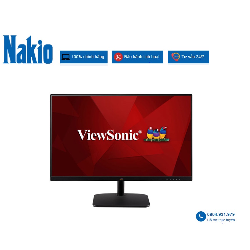 Màn hình ViewSonic VA2432-H 24" IPS 75Hz Viền Mỏng