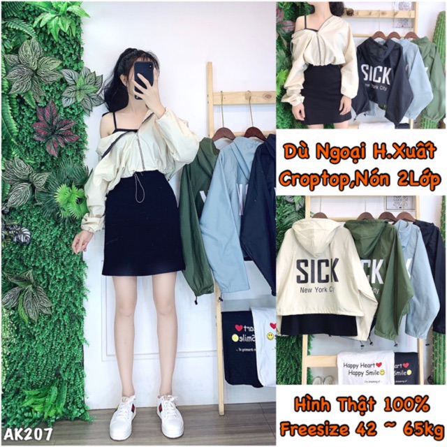 [ Mã FAMAYWA giảm 10K đơn 50K] 🔥𝐆𝐈𝐀́ 𝐒𝐈̉🔥207 Áo Khoác Dù Form Lửng Dù Ngoại Siêu Đẹp (Video,Hình Thật)