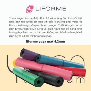 Thảm tập yoga Liforme Expression 4.2mm
