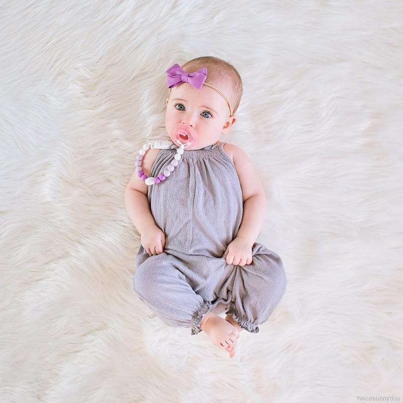 Korean Baby Girl Cute Strap Jumpsuit Harem Pants Summer Trousers Elastic Band Bodysuits Outfit Clothes