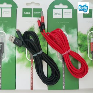 Cáp sạc micro usb hoco x14 dây dù dài 2m