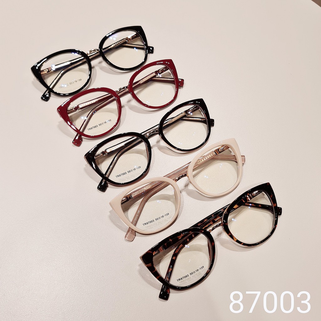 Gọng Kính Nữ Cao Cấp Lilyeyewear Mắt Mèo To Chất Liệu Nhựa Cứng Cáp Màu Sắc Thời Trang 87003