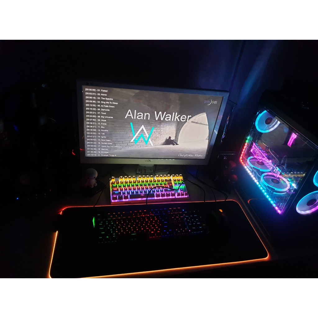 Miếng lót chuột LED RGB - Mousepad Led RGB full size 80cm x 30cm