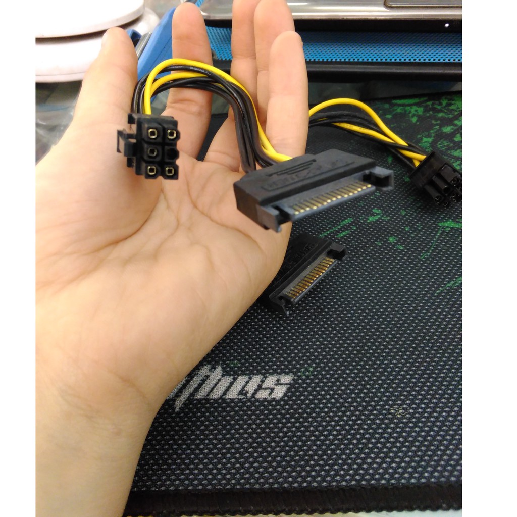 Cáp Chuyển Nguồn SATA Sang 6 pin