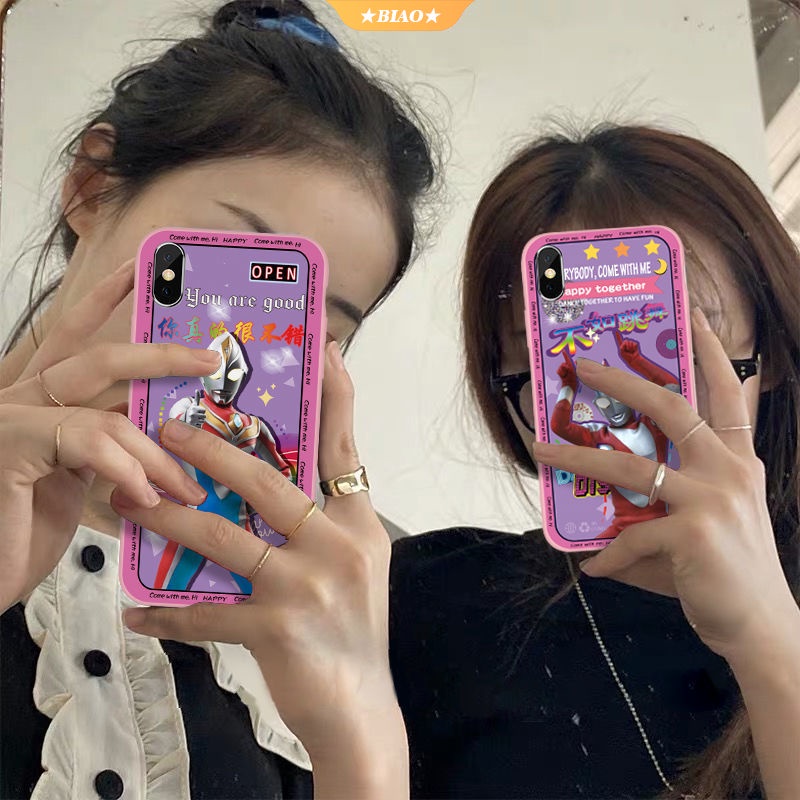 Ốp Điện Thoại Tpu Chống Sốc Hình Ultraman Cho iphone XS MAX XR 13 12 11Pro MAX 7 8 6plus 11 PRO