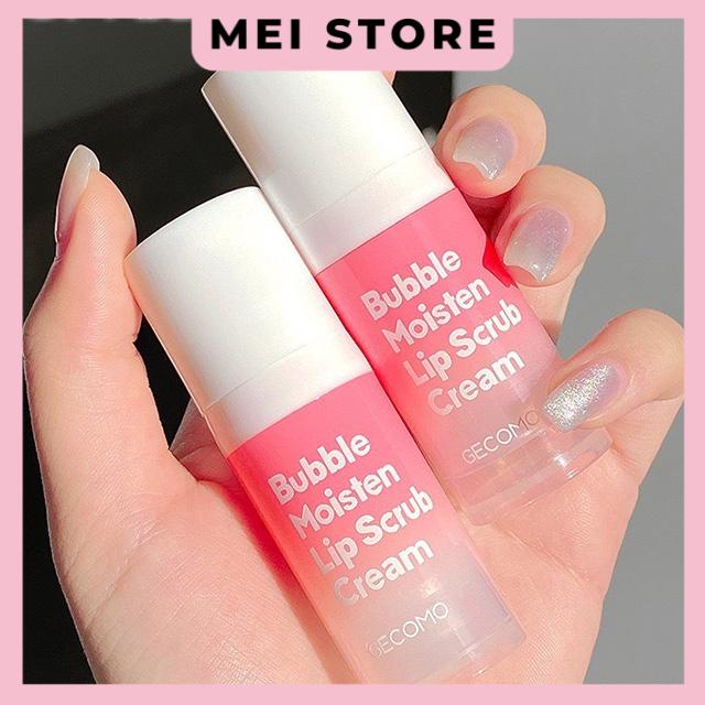 Tẩy Da Chết Môi Sủi Bọt Gecomo Bubble Moisten Lip Scrub Cream Sena Beauty