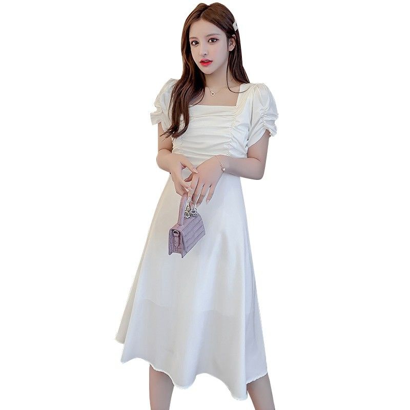 Hot Sale New Gentle Women's High-Grade Dress Tight Waist Slimming Elegant Dress Graceful Mori Fairy Dress