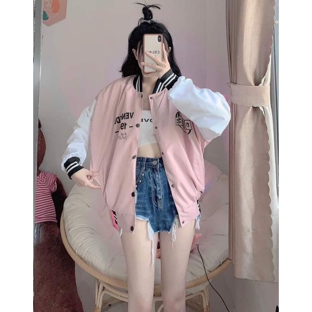 Áo khoác dù Bomber Jacket 1988 form rộng nam nữ