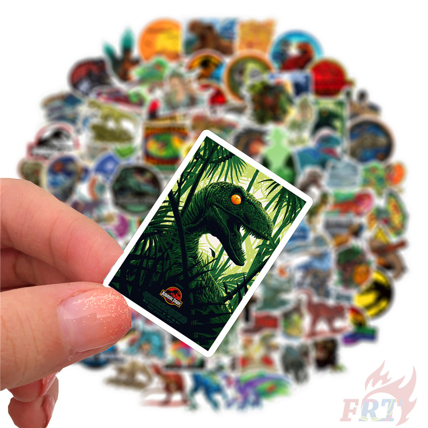 100Pcs/Set ❉ Jurassic Park：Classical Movie  - Series A Dinosaurs Adventure Stickers ❉ Dinopark Waterproof DIY Decals Doodle Stickers