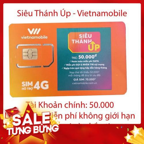 Sim Siêu Thánh Sim Up Data  4GB/ngày