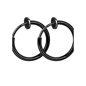 Bông tai nam titan kẹp vành không cần bấm lỗ xỏ lỗ