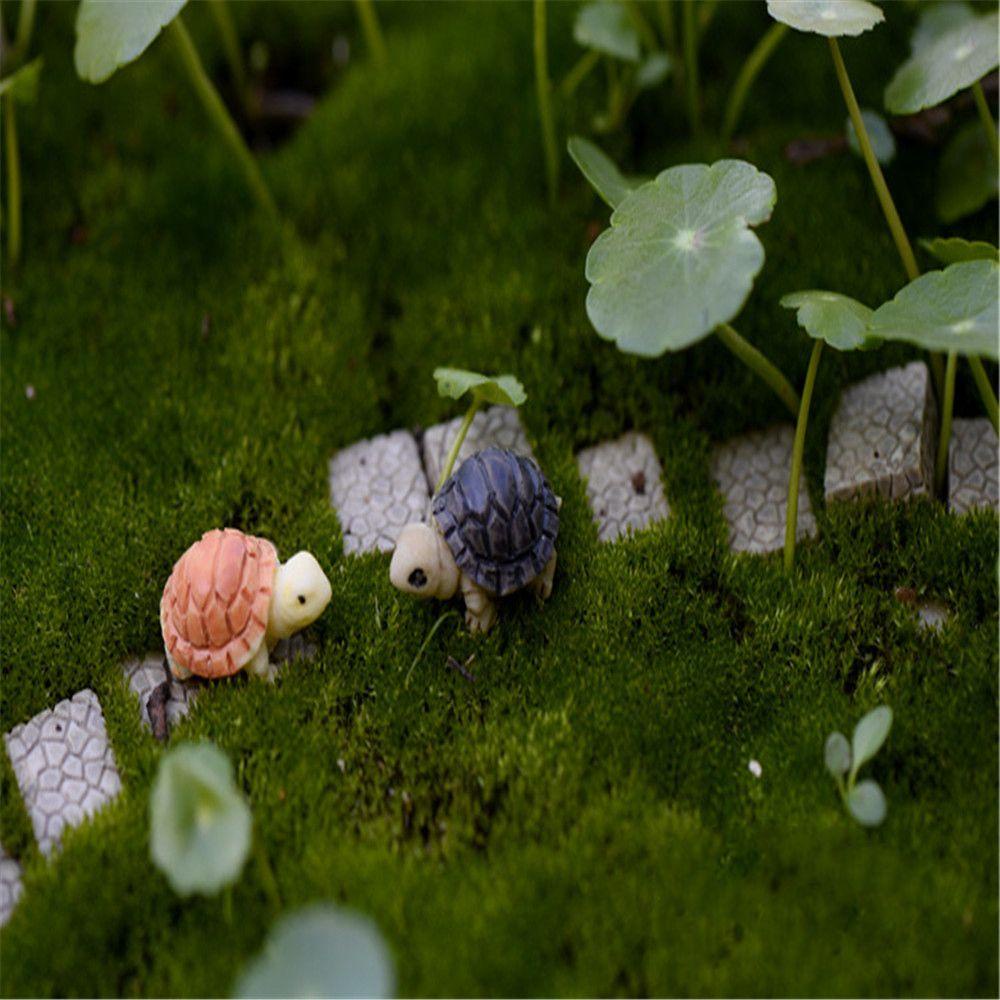 1 Mô Hình Rùa Mini Bằng Nhựa Resin DIY Trang Trí Bể Cá