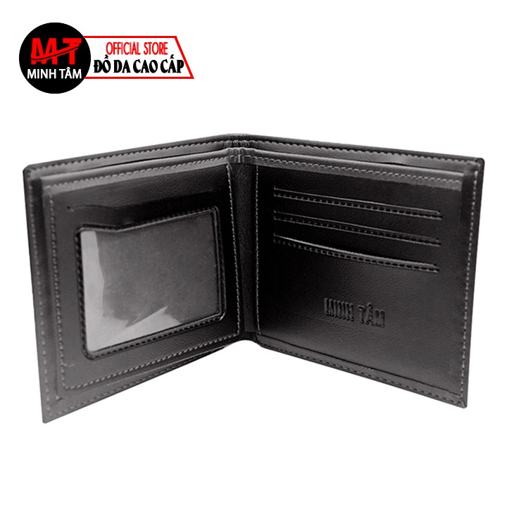 Ví nam Minh Tâm da PVC cao cấp , thời trang nam Minh Tâm MT417 , đen hoặc nâu | BigBuy360 - bigbuy360.vn