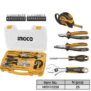 Bộ 25 món dụng cụ Ingco HKTH10258