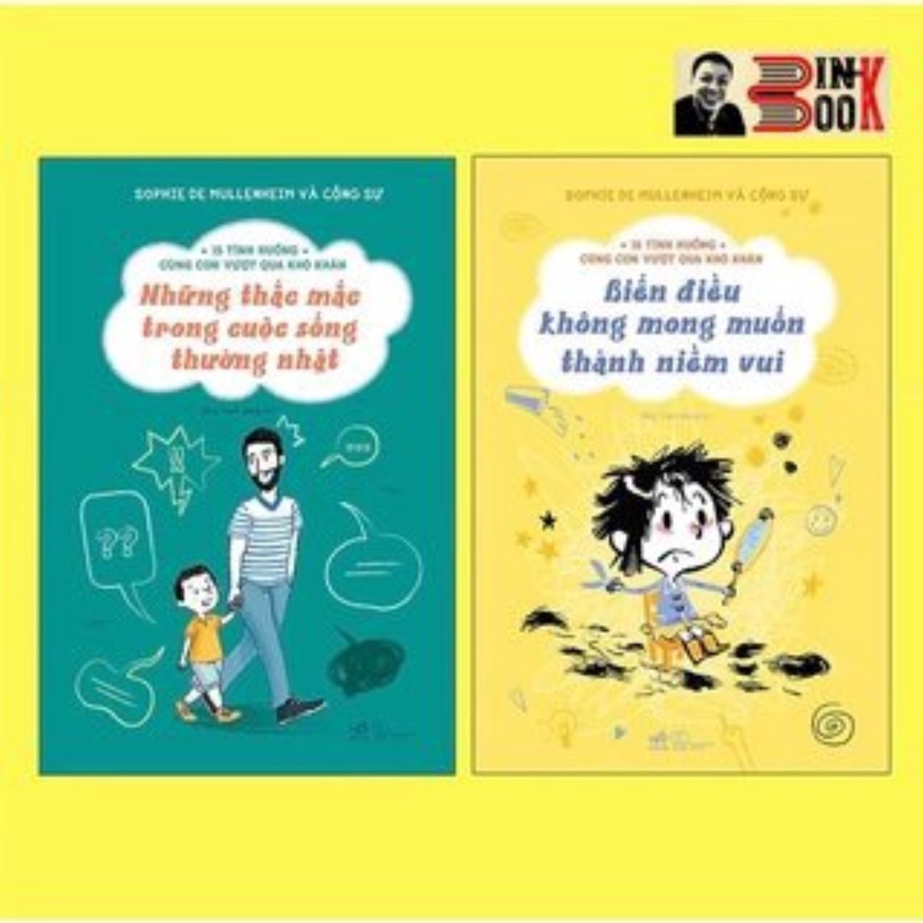 Sách Nhã Nam - Combo 2 Cuốn: &quot;15 Tình Huống Cùng Con Vượt Qua Khó Khăn&quot; (Bình Book)