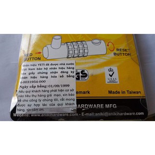 khóa số chứ U yety