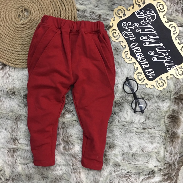 Quần túi xếp li cho bé trai bé gái Q005