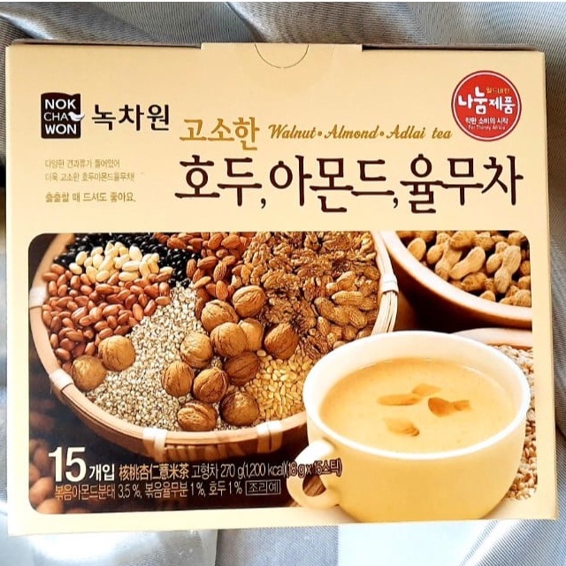 Bột Ngũ Cốc Hàn Quốc 5 Loại Hạt Dinh Dưỡng Nokchawon Mixed Powder 270G
