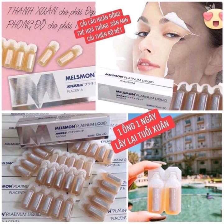 Nhau thai ngựa melsmon platium liquid placenta