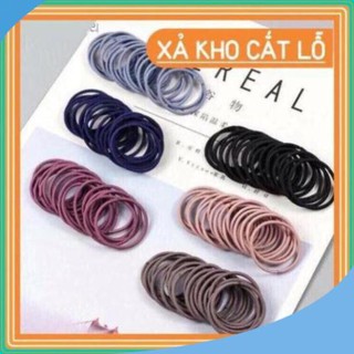 [XẢ KHO] Thun cột tóc nhiều màu - loại tốt set 3 dây