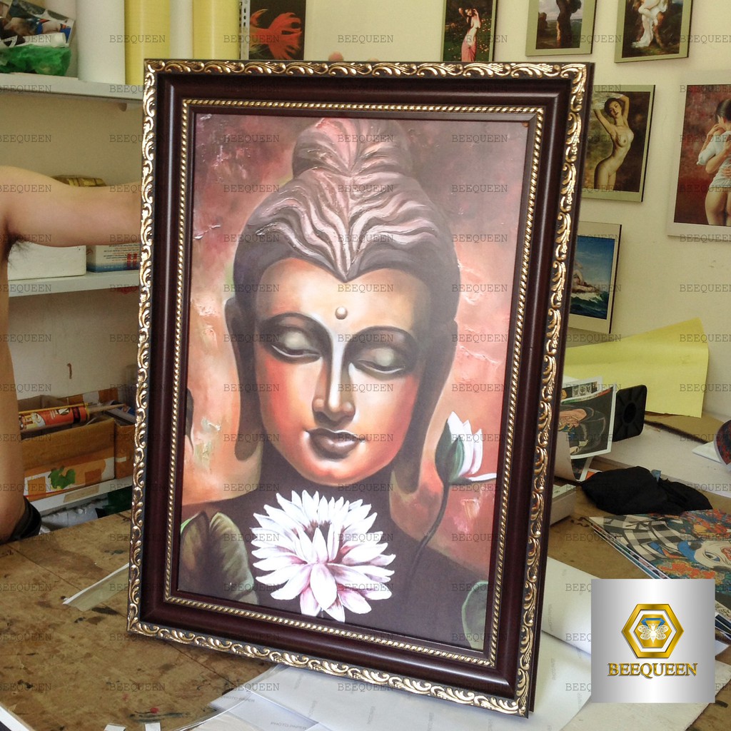 Sản phẩm Tranh Khung Tân Cổ Điển Theo Yêu Cầu Size Phần Tranh 55x75cm