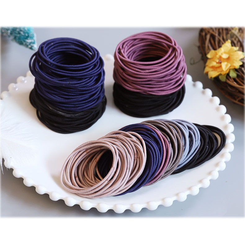 Combo 100 dây cột tóc xinh xắn - BX2006