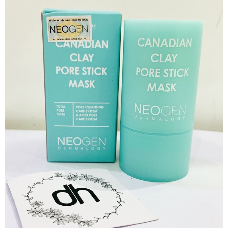Thanh lăn giảm mụn đầu đen Neogen Canadian Clay Pore Stick mask