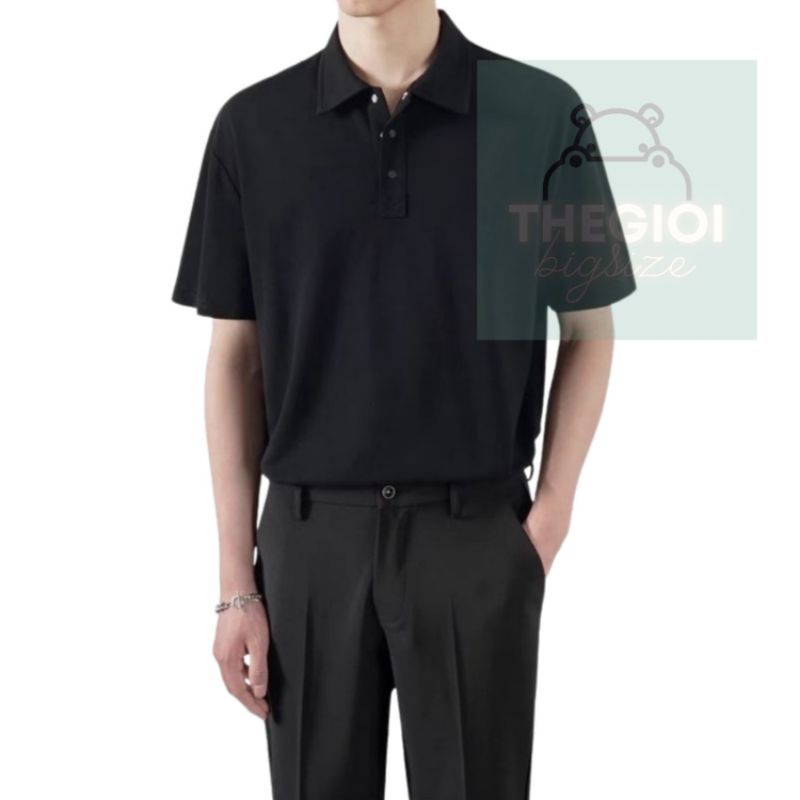 Áo thun polo bigsize unisex nam nữ 40kg - 100kg