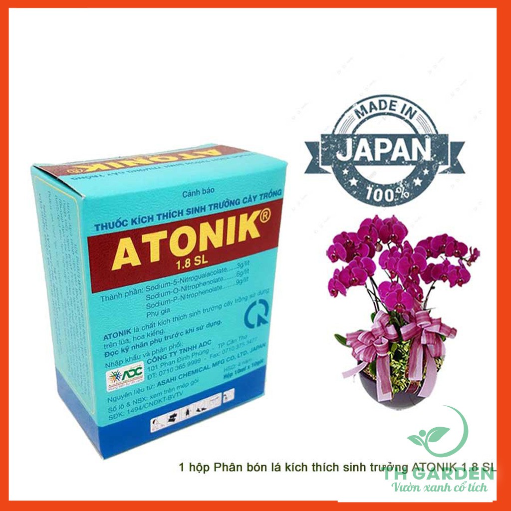 THUỐC KÍCH THÍCH SINH TRƯỞNG CÂY TRỒNG ATONIK 1.8 SL (1 GÓI 10ML ) - CÂY LỚN NHANH, NĂNG SUẤT CAO