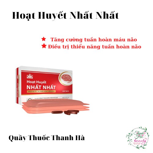 Hoạt huyết nhất nhất phòng ngừa tai biến đột quỵ (chính hãng)