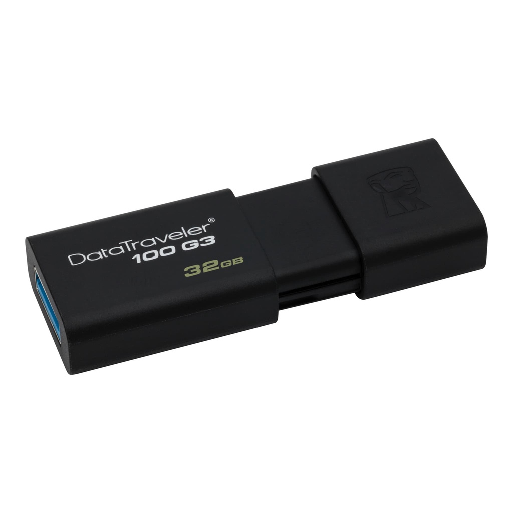 USB Kingston DT100G3 32Gb nắp trượt tốc độ tới 100MB/s | BigBuy360 - bigbuy360.vn