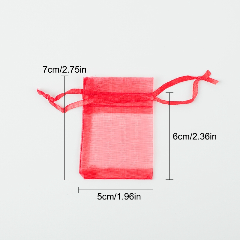 Set 25 túi dây rút đựng quà 5x7cm đa năng tiện dụng