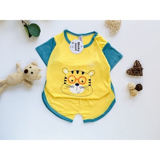 Bộ cộc tay thun lạnh Minky Mom