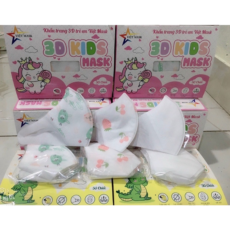hộp 50 chiếc khẩu trang 3D