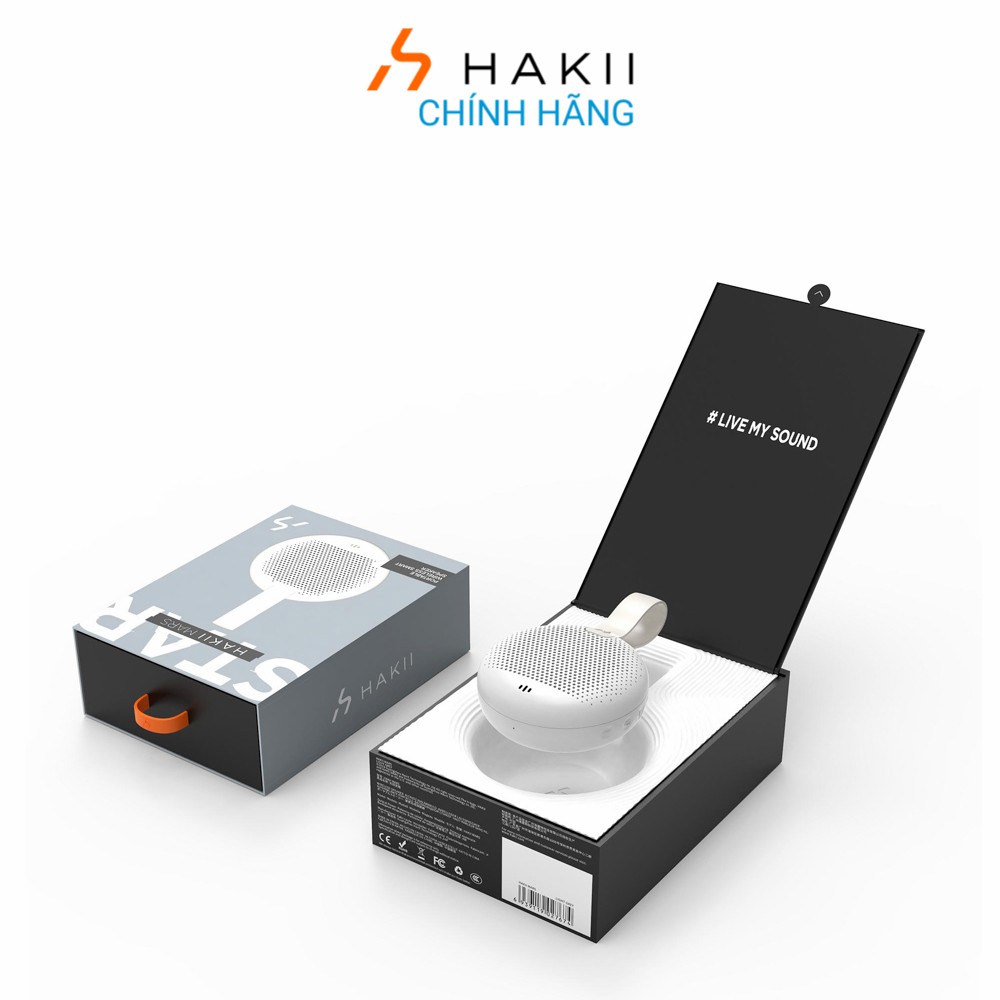 Loa Bluetooth Hakii Mars - Hàng chính hãng 4W Bluetooth 5.0, Chống nước IPX7, Chống va đập