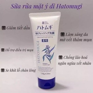 Sữa Rửa Mặt Hạt Ý Dĩ Hatomugi Naturie Nhật Bản | BigBuy360 - bigbuy360.vn