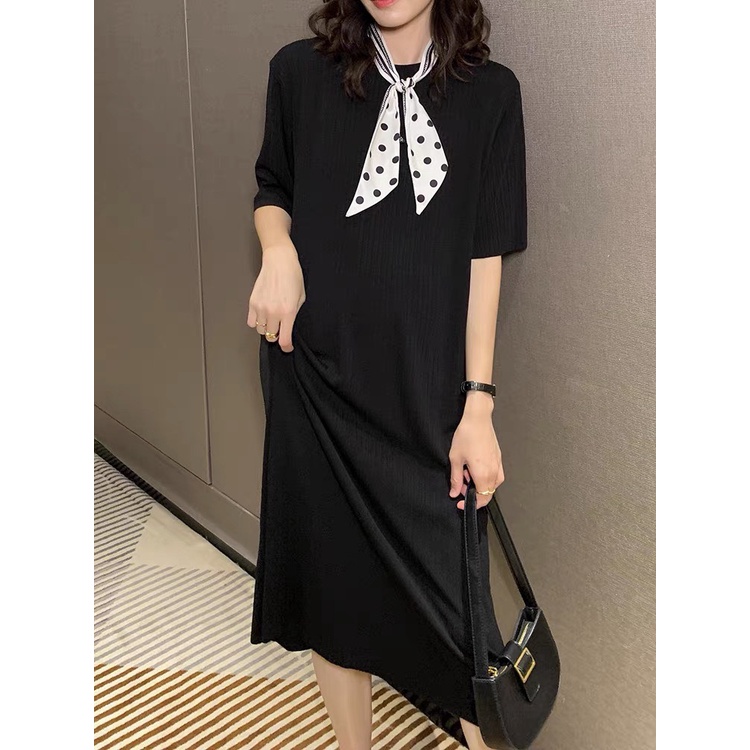 Váy Len MIA 1992 montoghi cao cấp  - váy len bầu basic cổ tròn tặng khăn hàng quảng châu loại 1 chất dày mịn | BigBuy360 - bigbuy360.vn