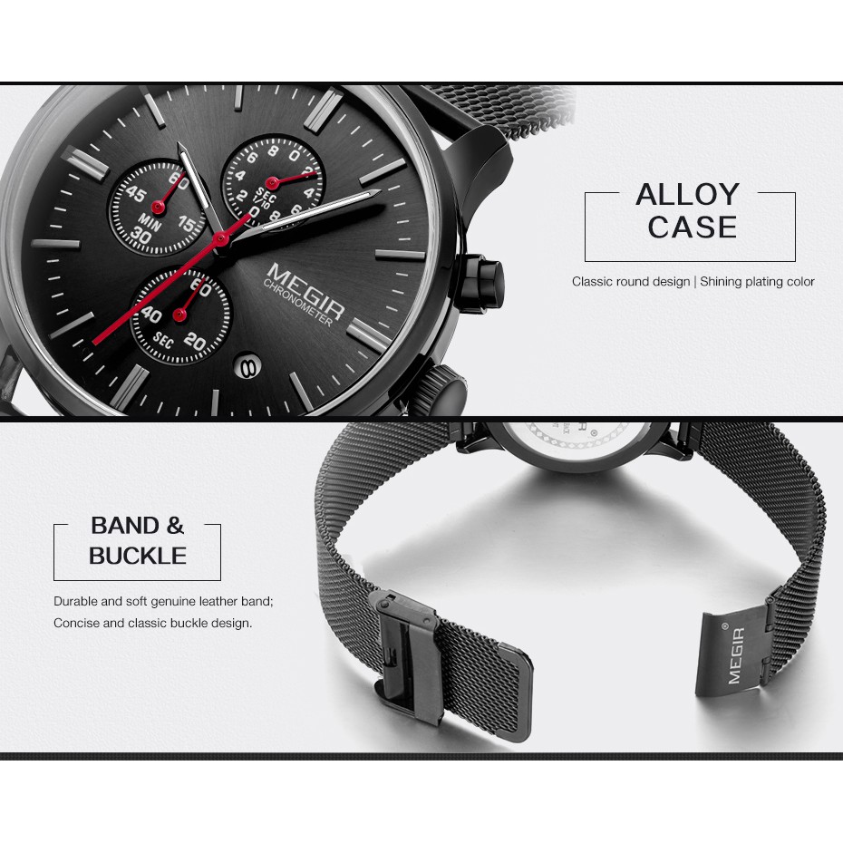 Đồng Hồ Nam Megir KT2011 Blue Chính Hãng 2022 NEW Bảo Hành 12 Tháng Top Brand Luxury Hàng Nhập HongKong II Store Reward | BigBuy360 - bigbuy360.vn